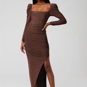 ASTR Brown Vanozza Dress Size L